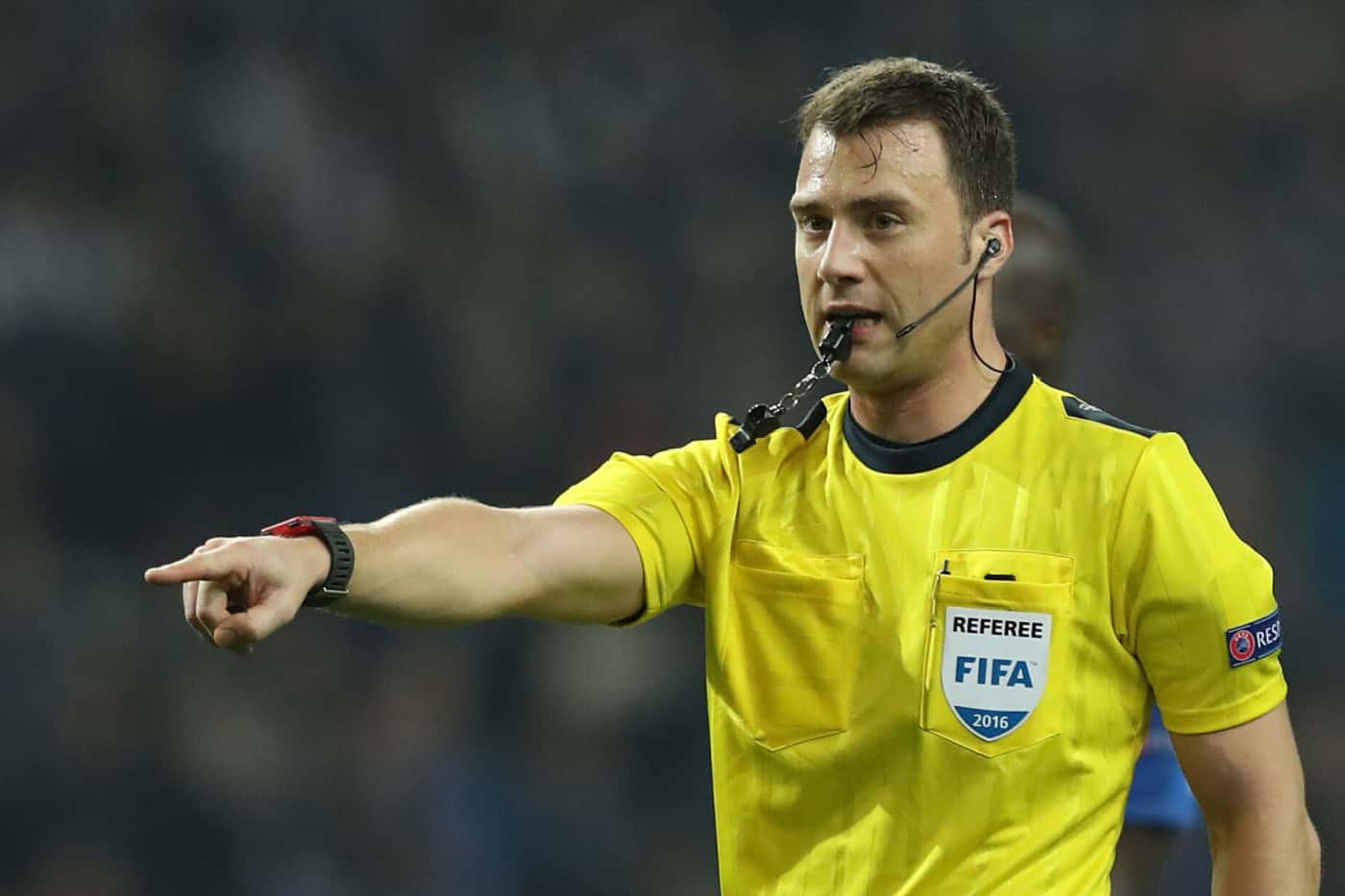 Alemão Felix Zwayer arbitra jogo entre Sporting de Braga e Panathinaikos