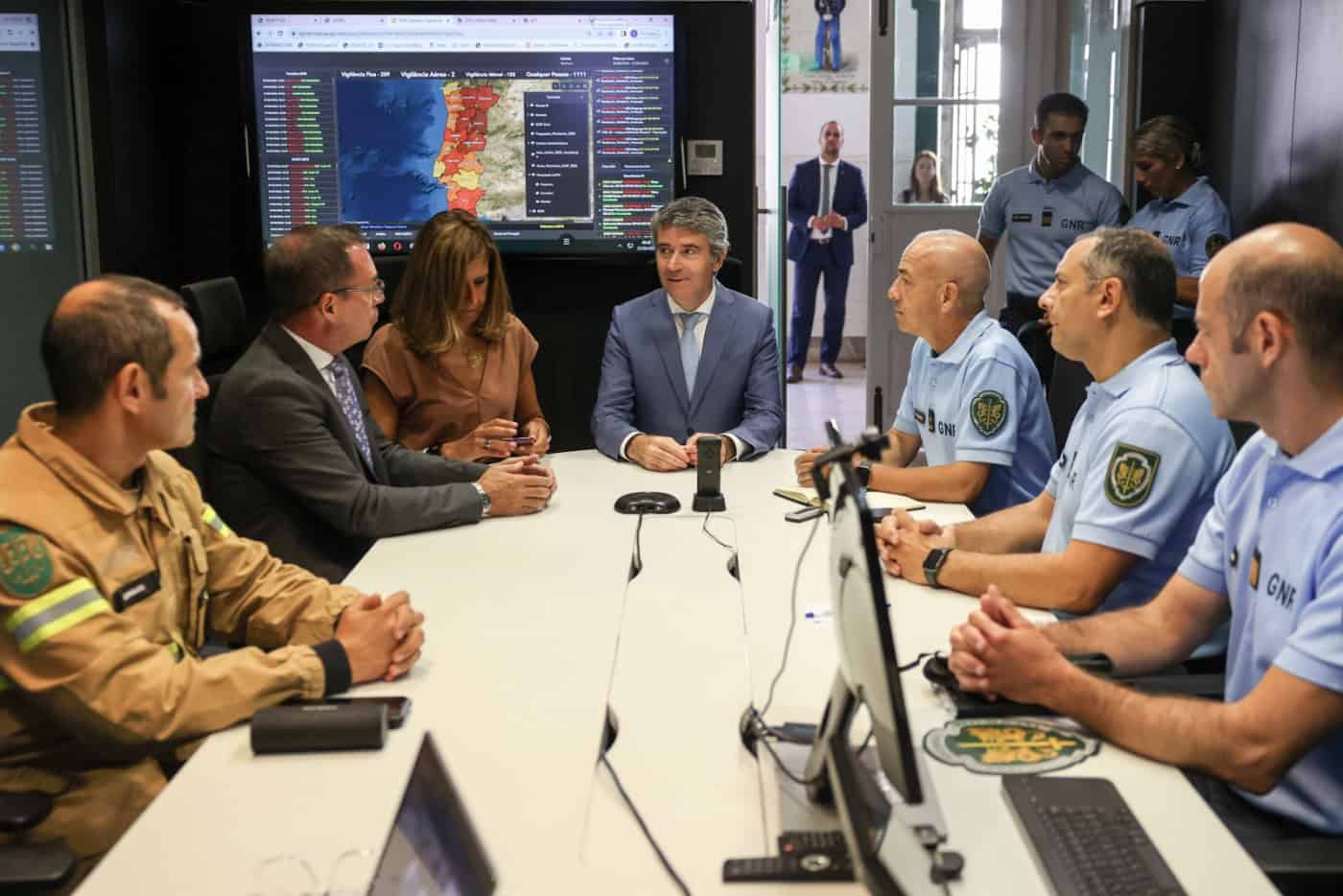 Mais de 5.200 militares da GNR destacados devido a risco de incêndio nos próximos dias