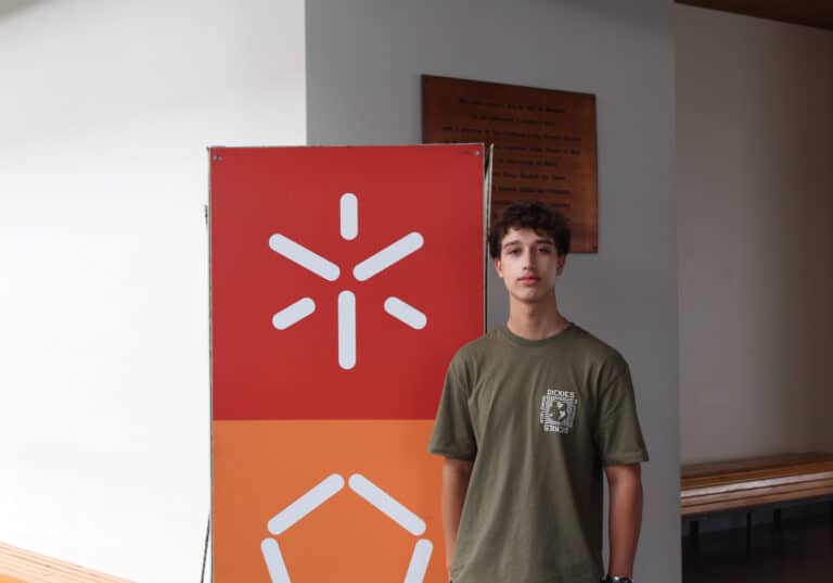 André Rocha. Aluno com melhor média ainda não tem carta mas já sonha com altos voos