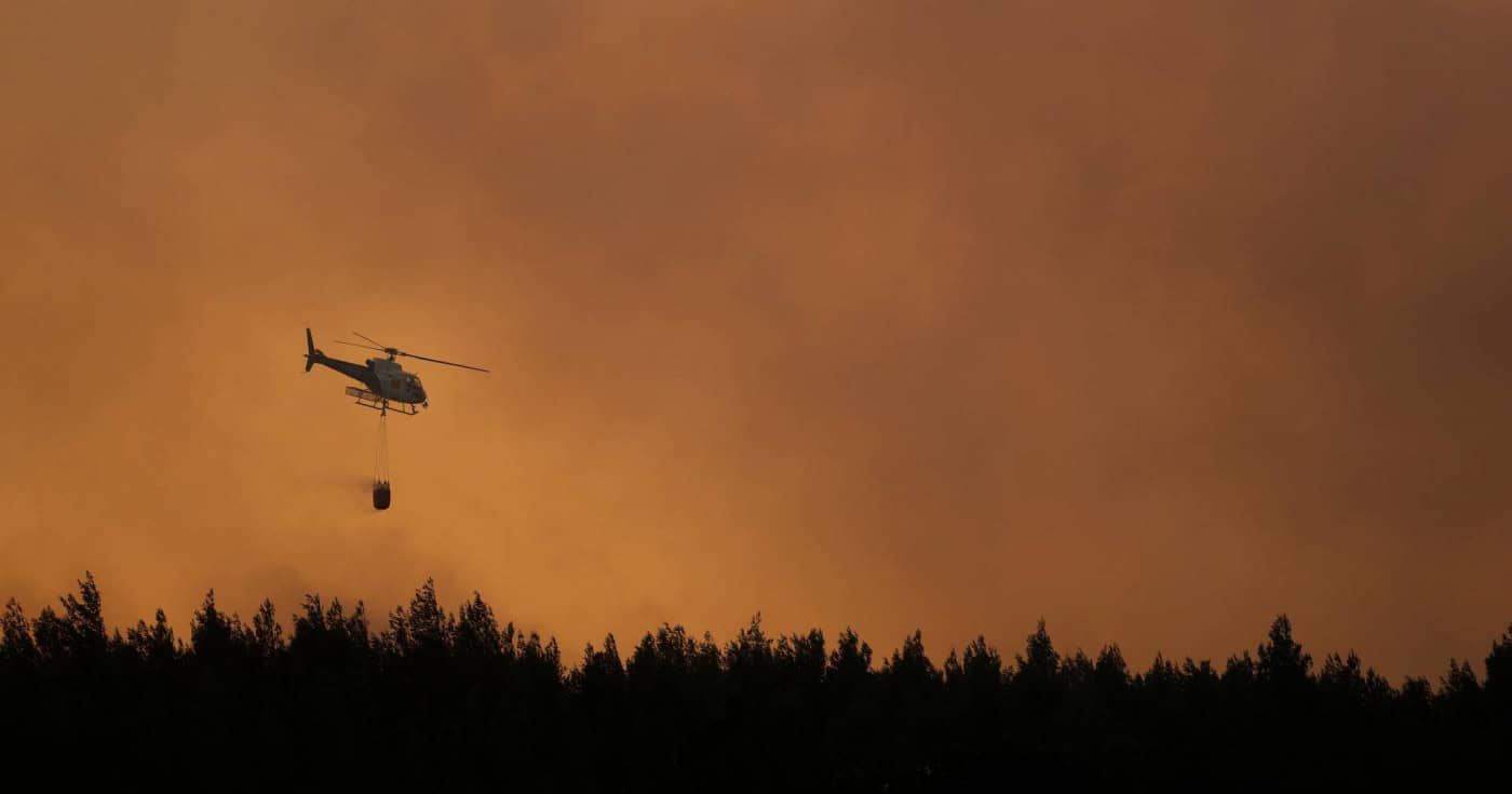 Mais de 50 concelhos de nove distritos em perigo máximo de incêndio