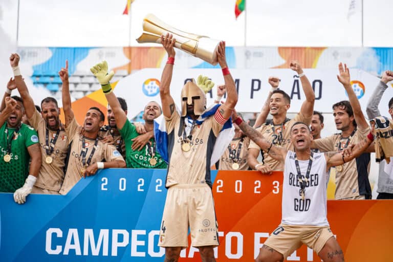 SC Braga sagra-se tricampeão nacional de futebol de praia