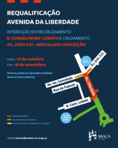 Trânsito. Atenção, novas alterações em Braga a partir de 16 de outubro