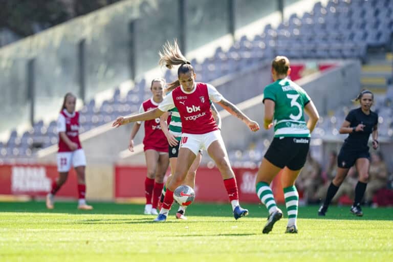 Equipa feminina do SC Braga empata na Pedreira com o Sporting
