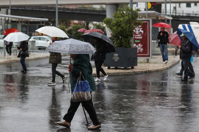 Proteção Civil renova aviso para continuação de chuva forte, vento e agitação marítima