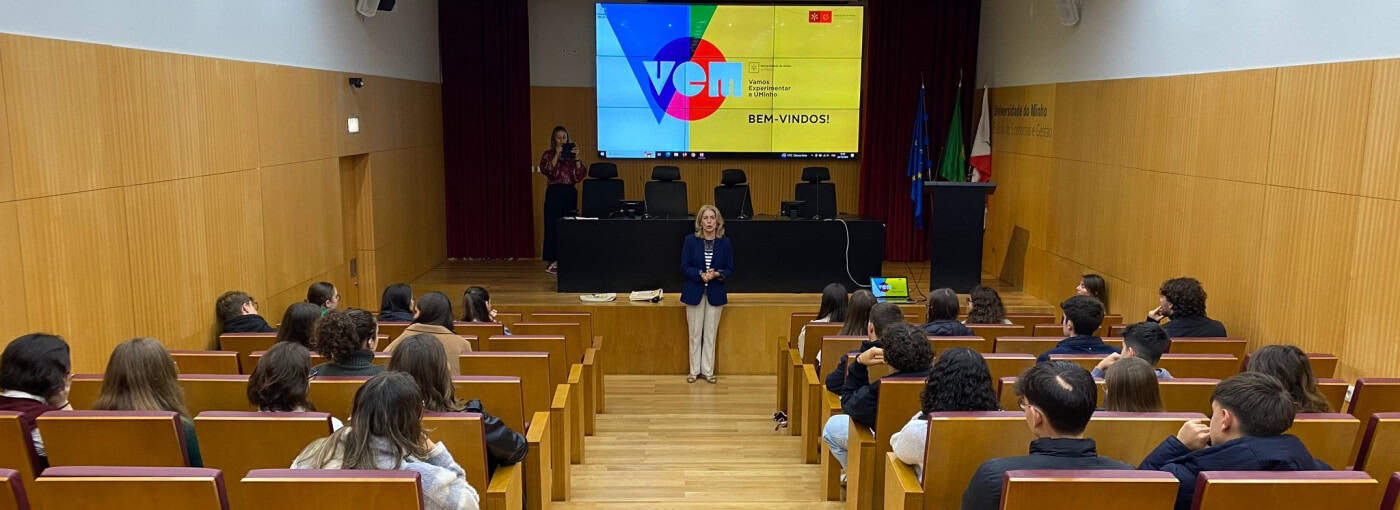 'VEM – Vamos Experimentar a UMinho'. Novo programa dá boas-vindas a 160 estudantes