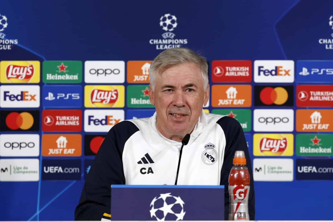 Carlo Ancelotti espera um Sporting de Braga no Bernabéu a "tentar pontuar"