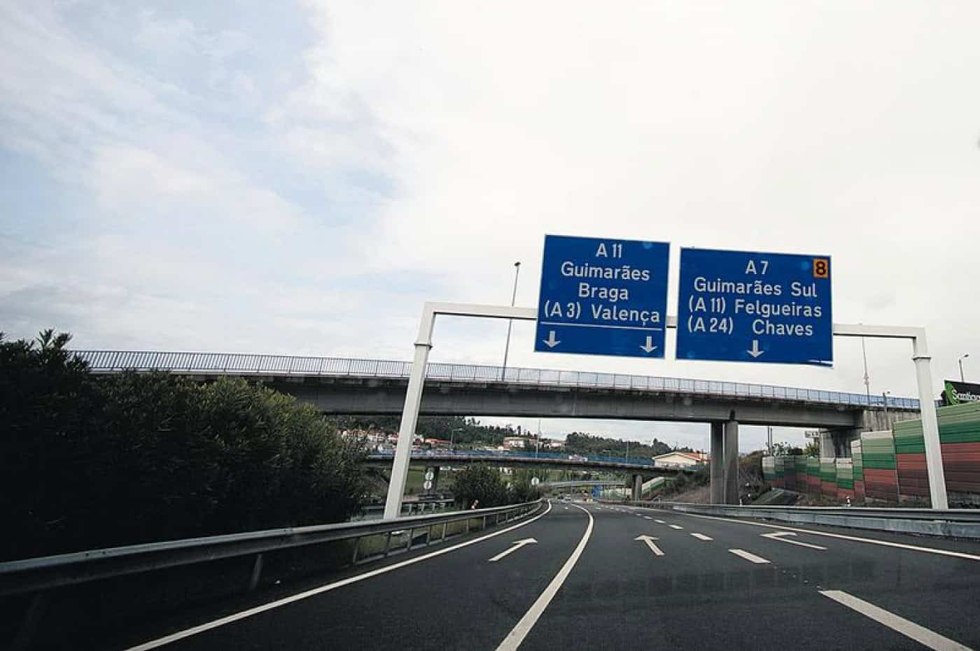 Trânsito condicionado na ligação da A3 à A7 devido a trabalhos de beneficiação&nbsp;