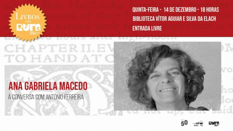 António Ferreira recebe Ana Gabriela Macedo no 'Livros com RUM – Os Autores ao Vivo'