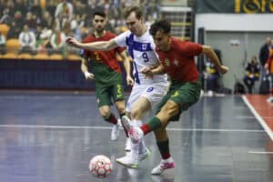 Portugal vence Finlândia e apura-se para o Mundial de futsal&nbsp;