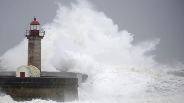 Braga em alerta amarelo devido à previsão de agitação marítima