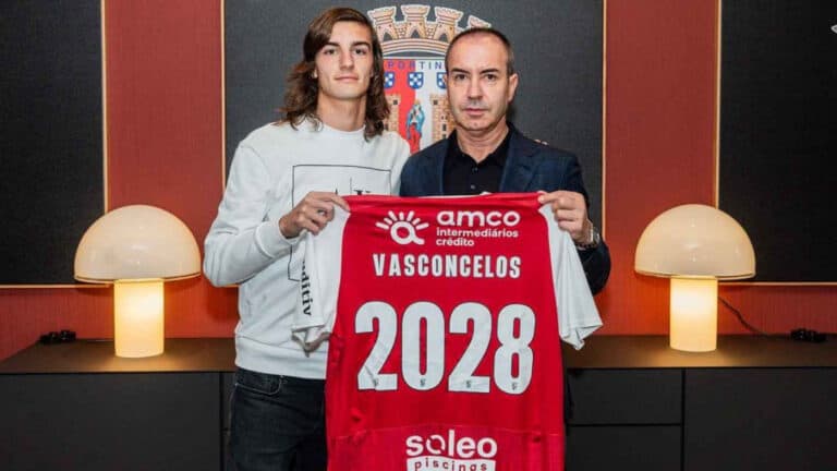 SC Braga renova contrato com João Vasconcelos até 2028