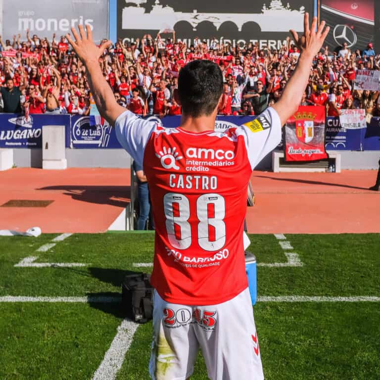 Castro despede-se do SC Braga: “Dei tudo o que tinha, mas vocês ainda me deram mais"