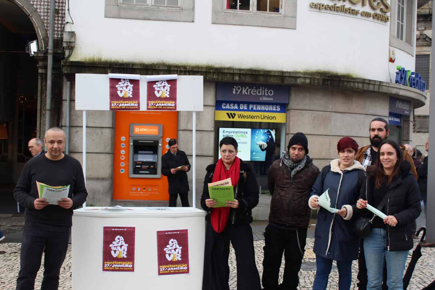 Movimento volta a protestar contra aumento dos preços da habitação e dá exemplo de Braga