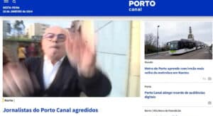 Jornalistas do Porto Canal agredidos em São João da Madeira
