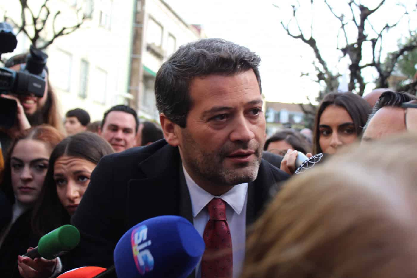 Em Braga, Ventura promete com o seu ´sangue` aumento nas pensões