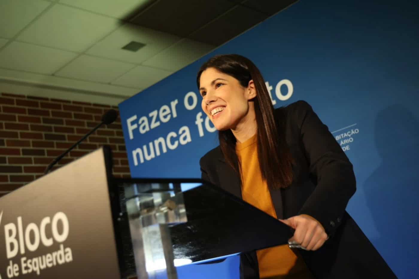 BE. Mariana Mortágua participa em comício na noite desta quarta-feira em Braga