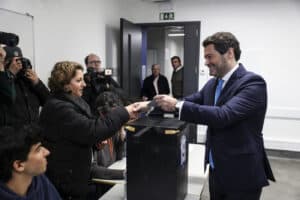 André Ventura apela ao voto e salienta que todos estão “em pé de igualdade”