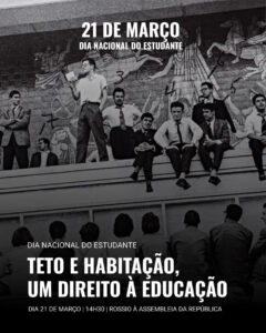 Universitários convocam marcha de protesto em Lisboa dia 21 de março&nbsp;