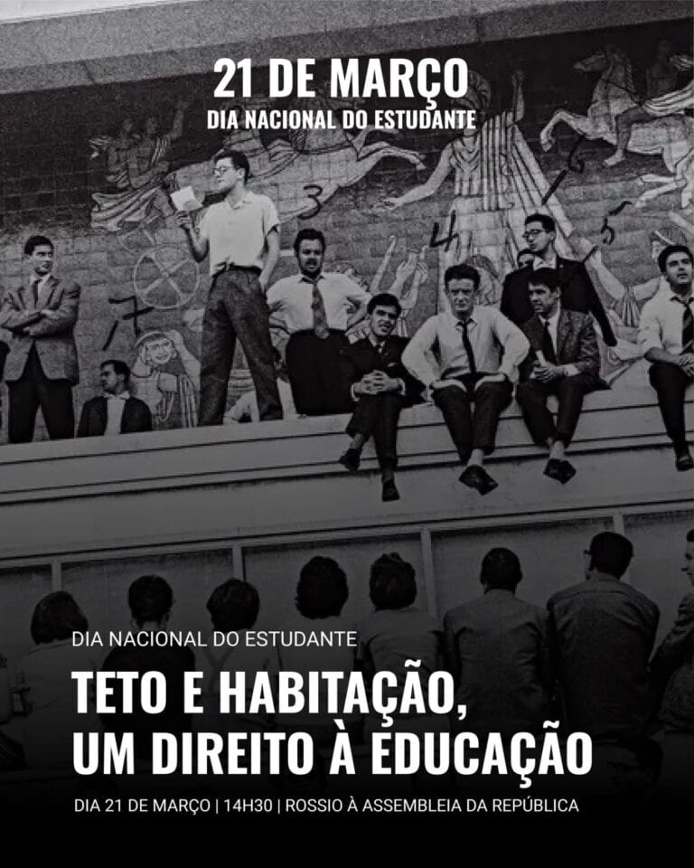 Universitários convocam marcha de protesto em Lisboa dia 21 de março