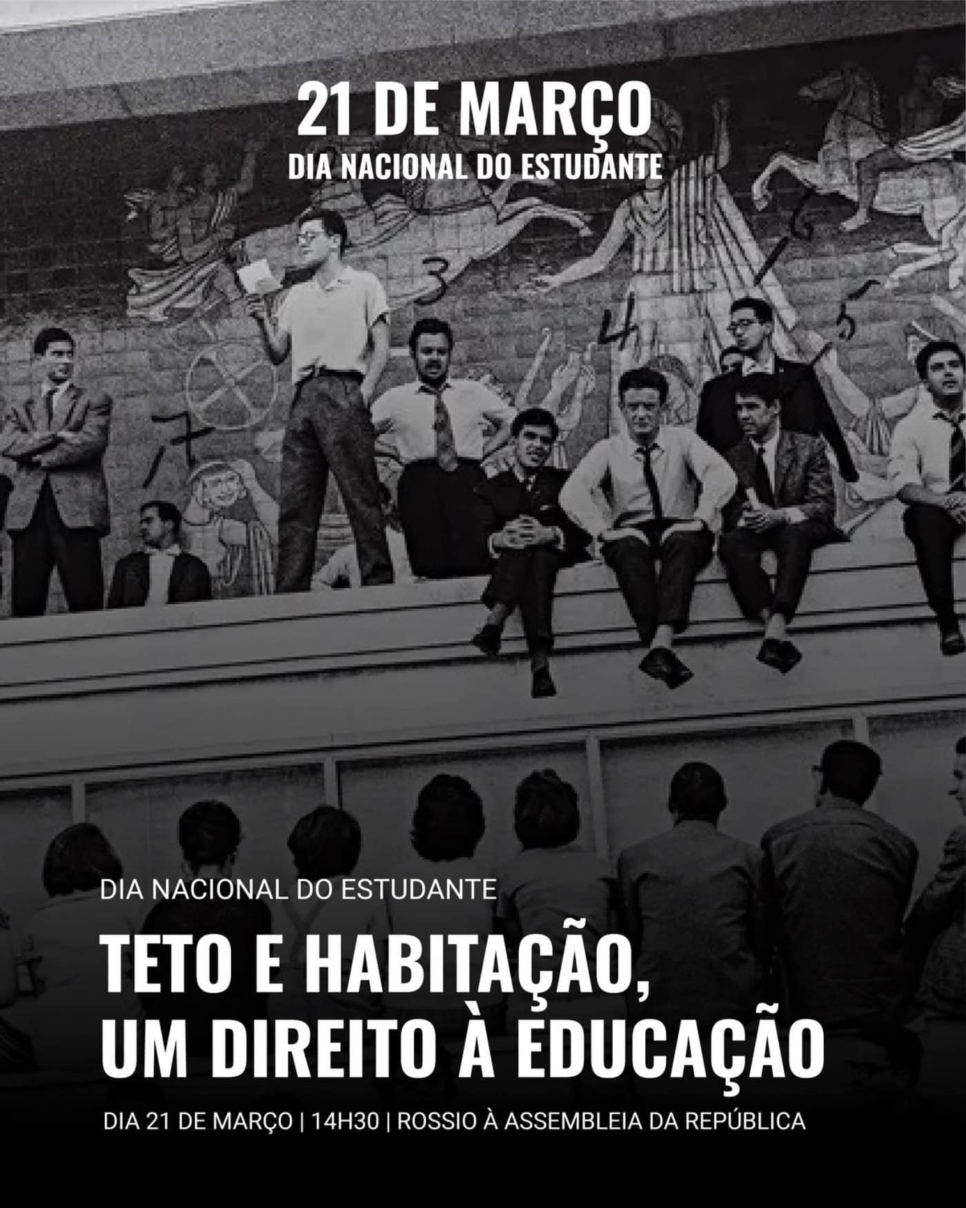 Universitários convocam marcha de protesto em Lisboa dia 21 de março