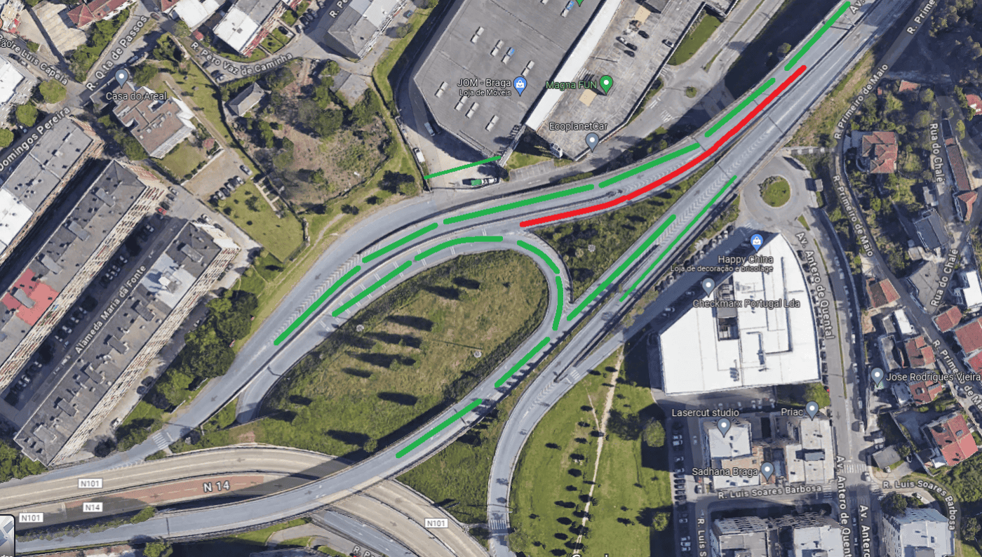 Acessos ao Hospital de Braga pela EN14 condicionados esta quinta-feira