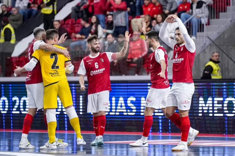 Vitória em Carcavelos mantém SC Braga na liderança da Liga de futsal