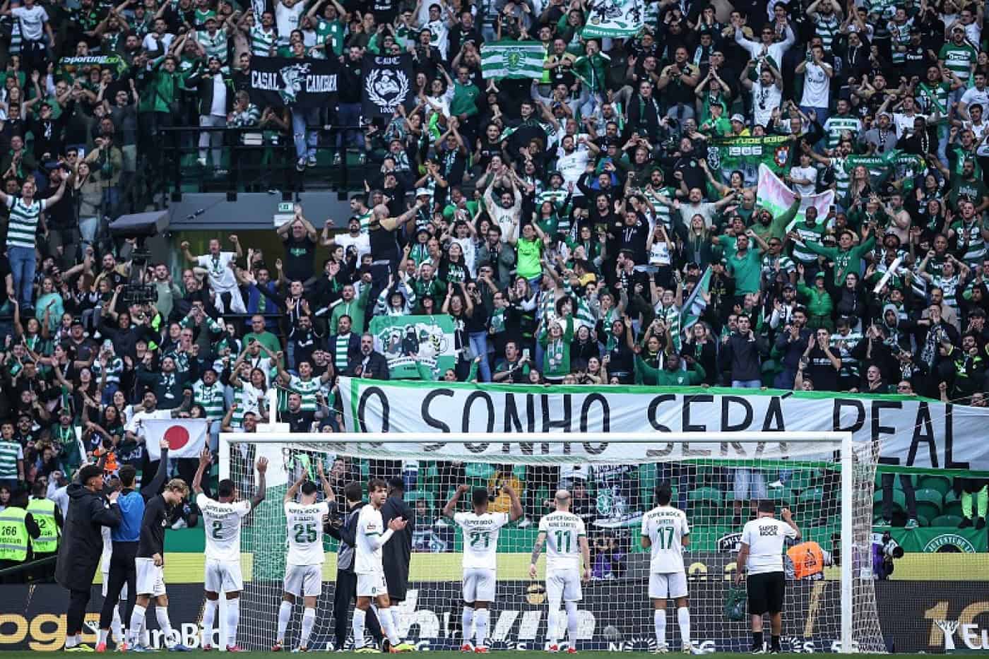 Sporting campeão português de futebol pela 20.ª vez