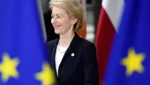 Von der Leyen pede UE "unida, pacífica e próspera" no Dia da Europa&nbsp;