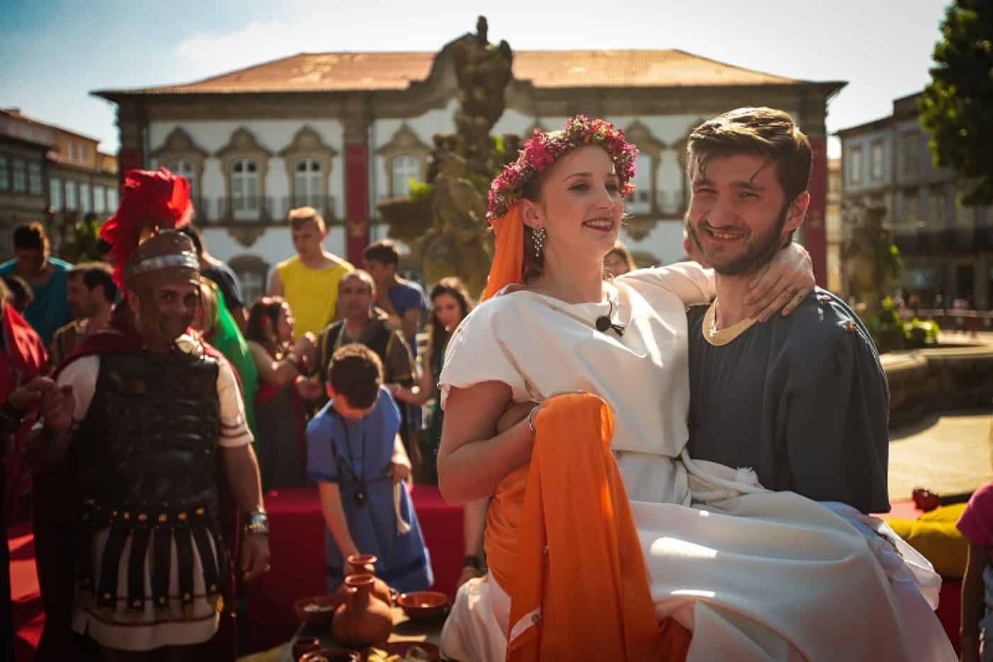 Bom tempo de volta para a despedida da XX Braga Romana