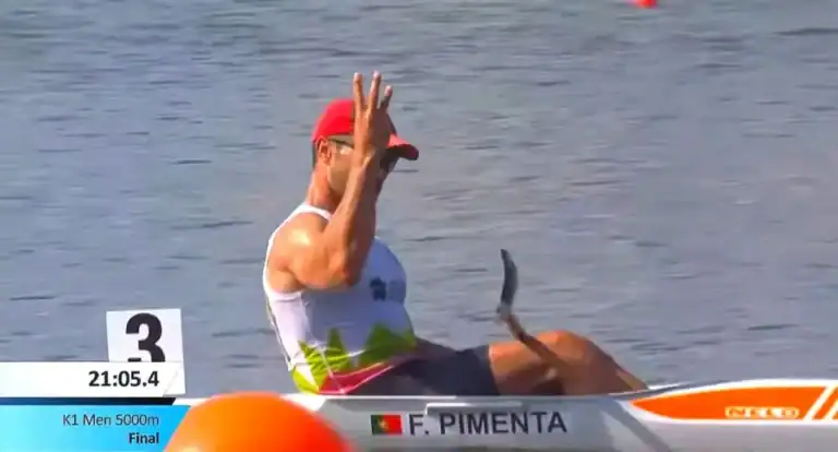 Terceira medalha de ouro para Pimenta na Taça do Mundo de Canoagem