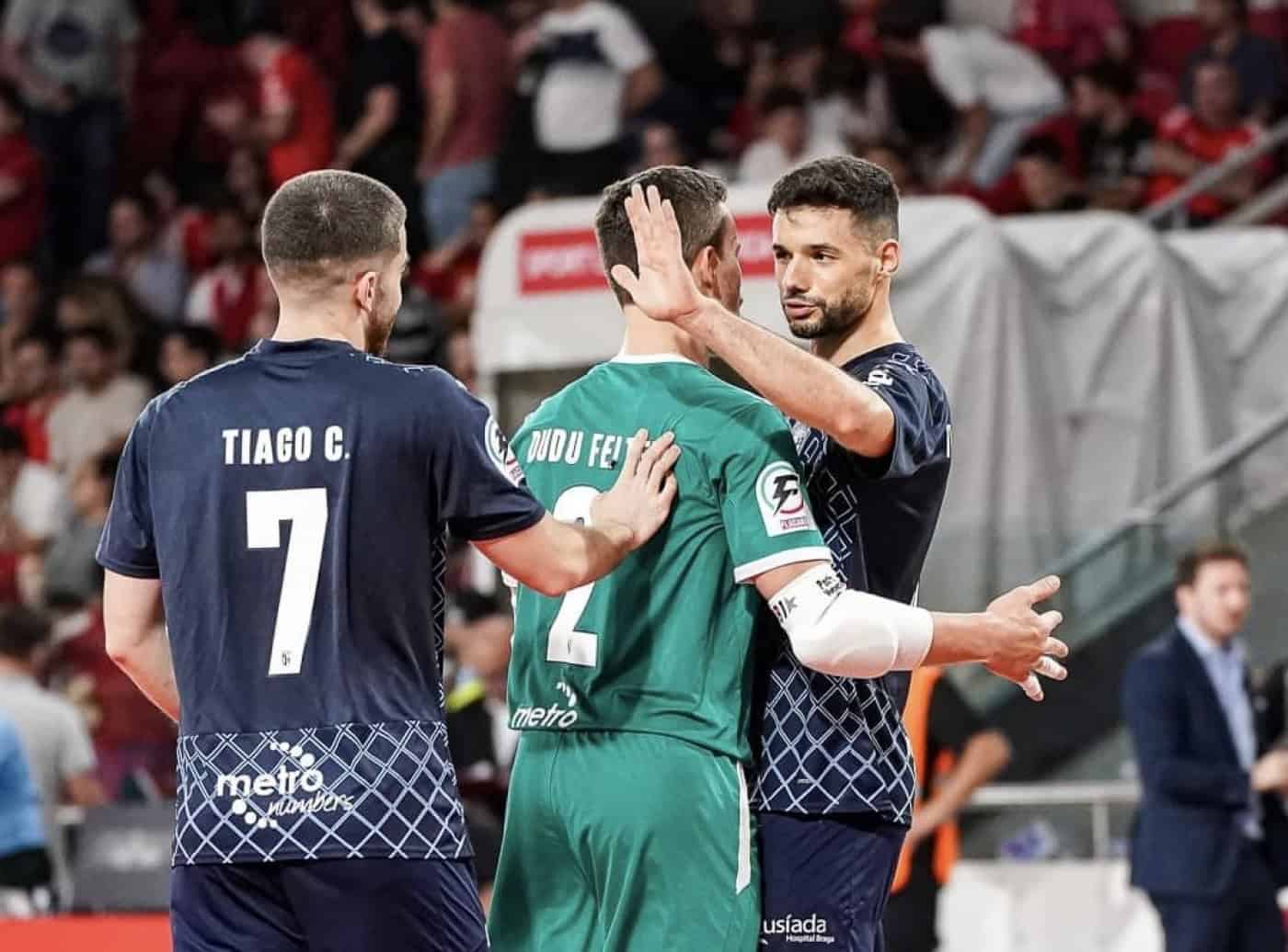 Futsal. SC Braga vence na Luz por 2-5 e conquista primeiro ponto da eliminatória