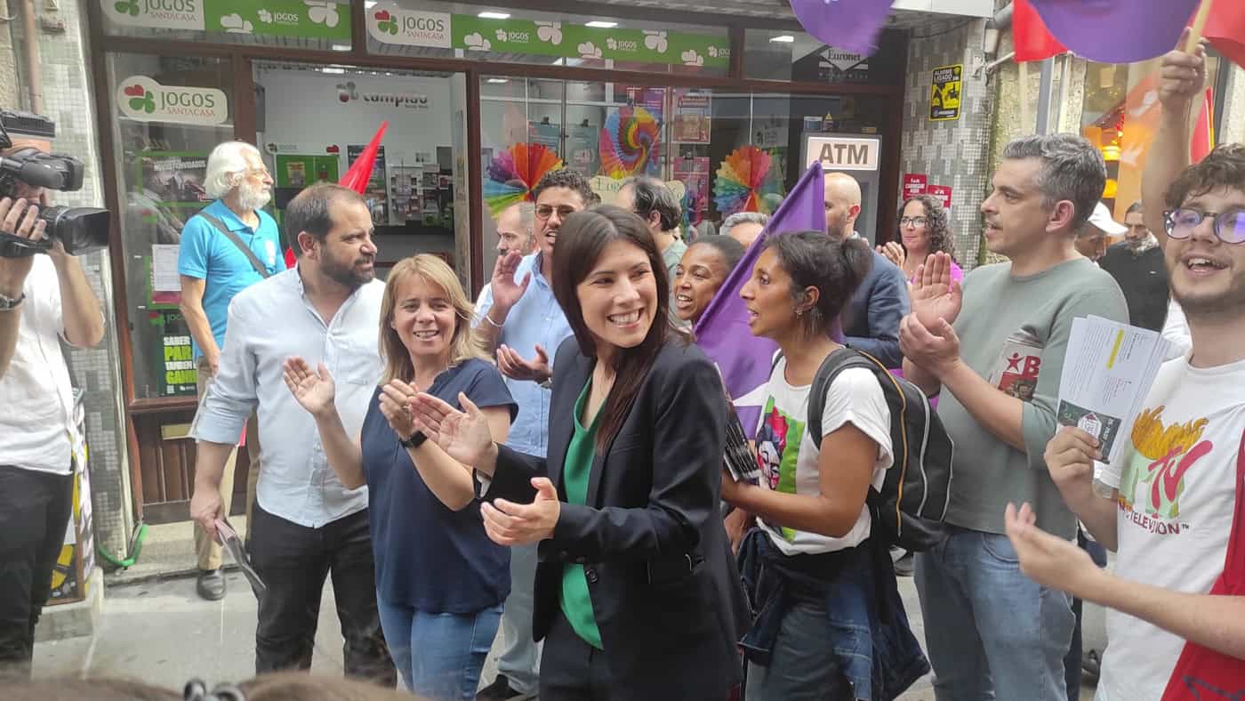 Catarina Martins pede aos eleitores que “votem pela paz e contra o ódio”