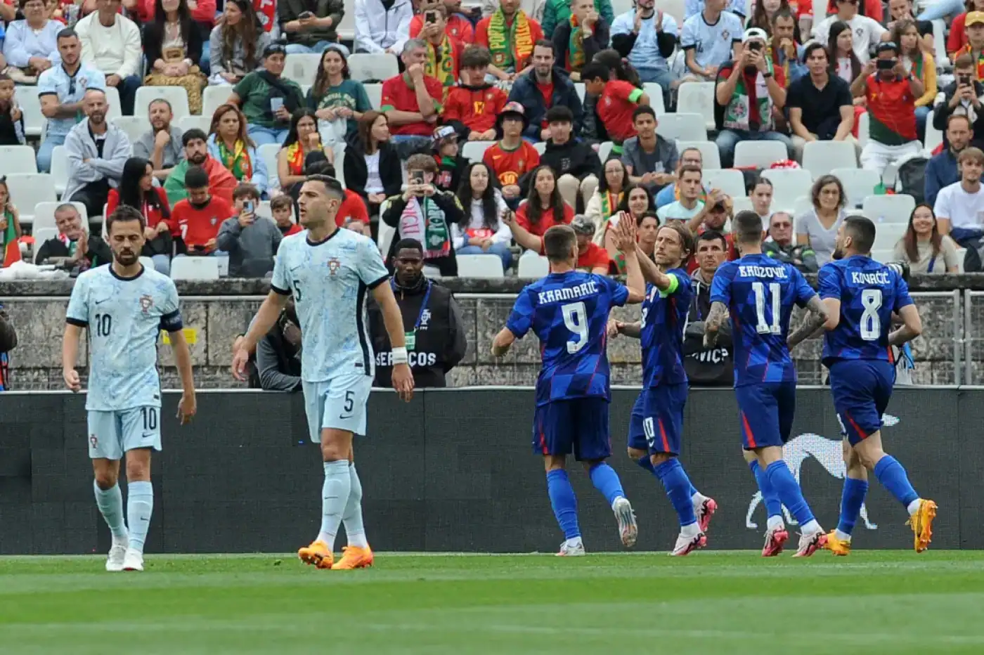 Portugal perde particular frente à Croácia