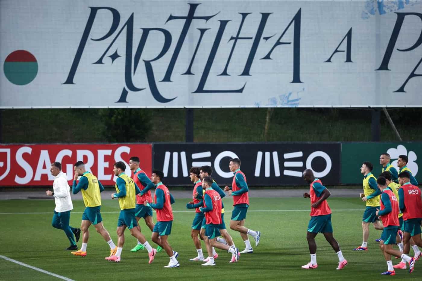 Portugal faz último treino antes do particular com a Irlanda