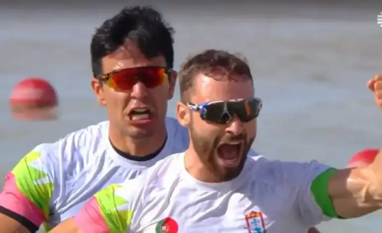 Canoístas Iago Bebiano e Kevin Santos campeões da Europa de K2 200&nbsp;