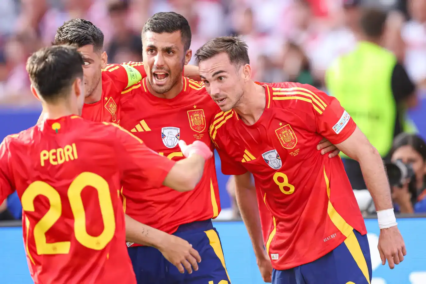 Espanha vence Croácia no jogo de abertura do Grupo B do Euro2024