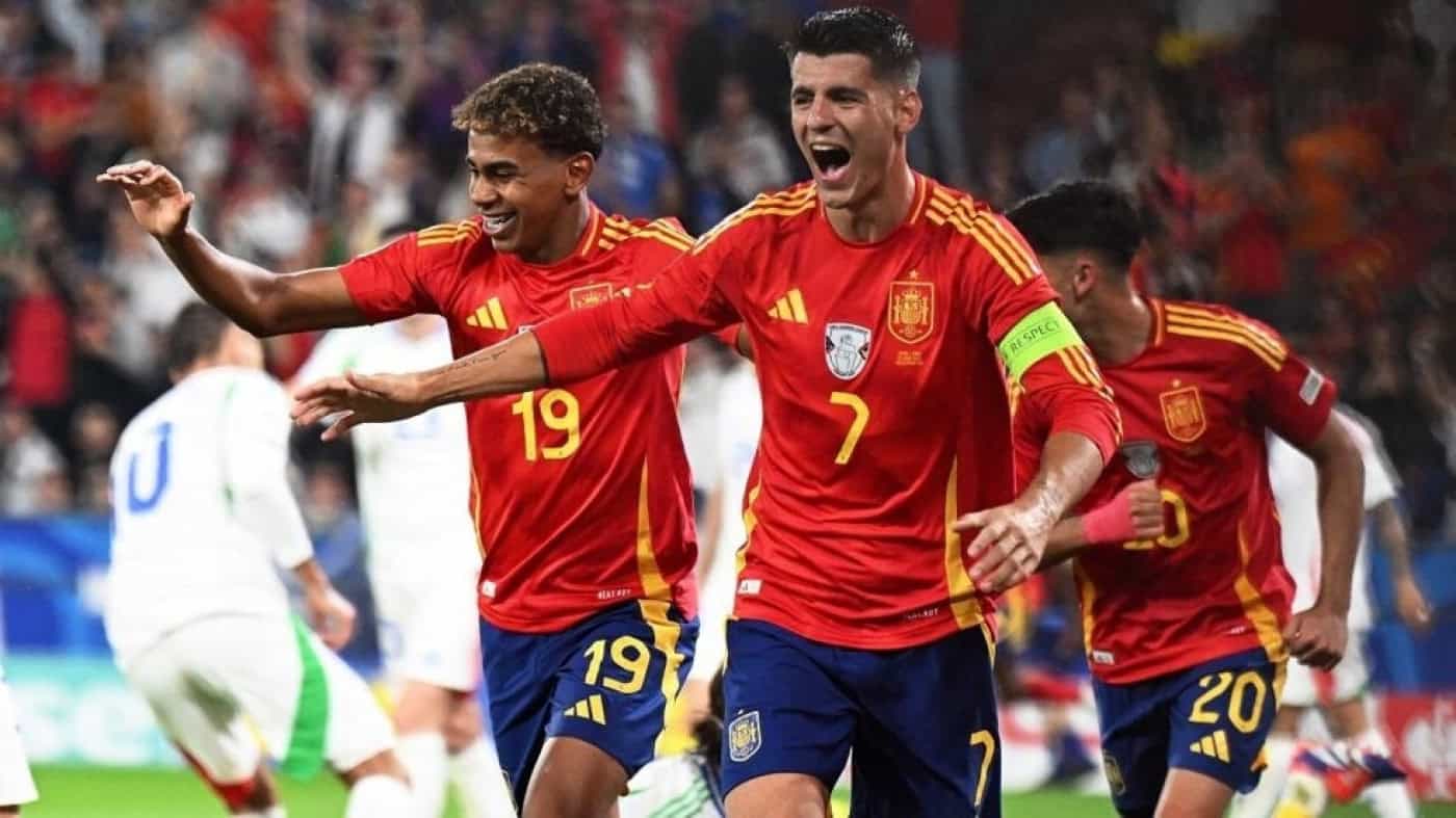 Espanha e França disputam primeira vaga na final do Euro2024
