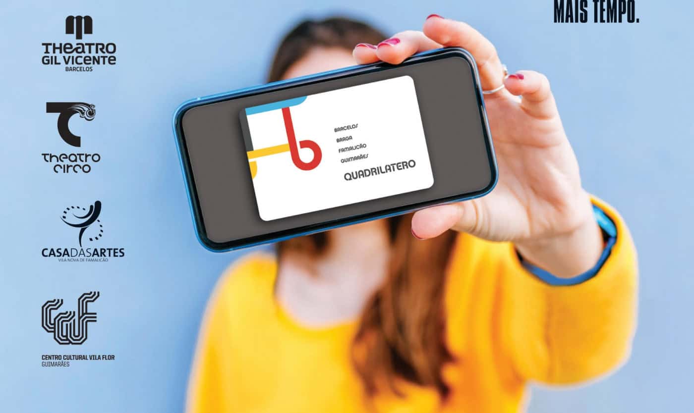 Cartão Quadrilátero Cultural com margem para evoluir