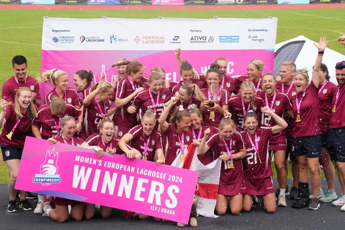 Inglaterra vence Campeonato Europeu de Lacrosse Feminino