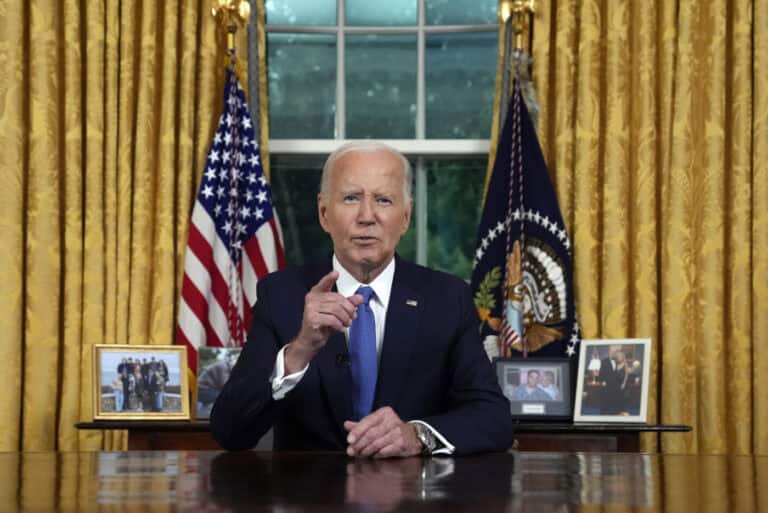 Biden. "A defesa da democracia é mais importante que qualquer cargo"