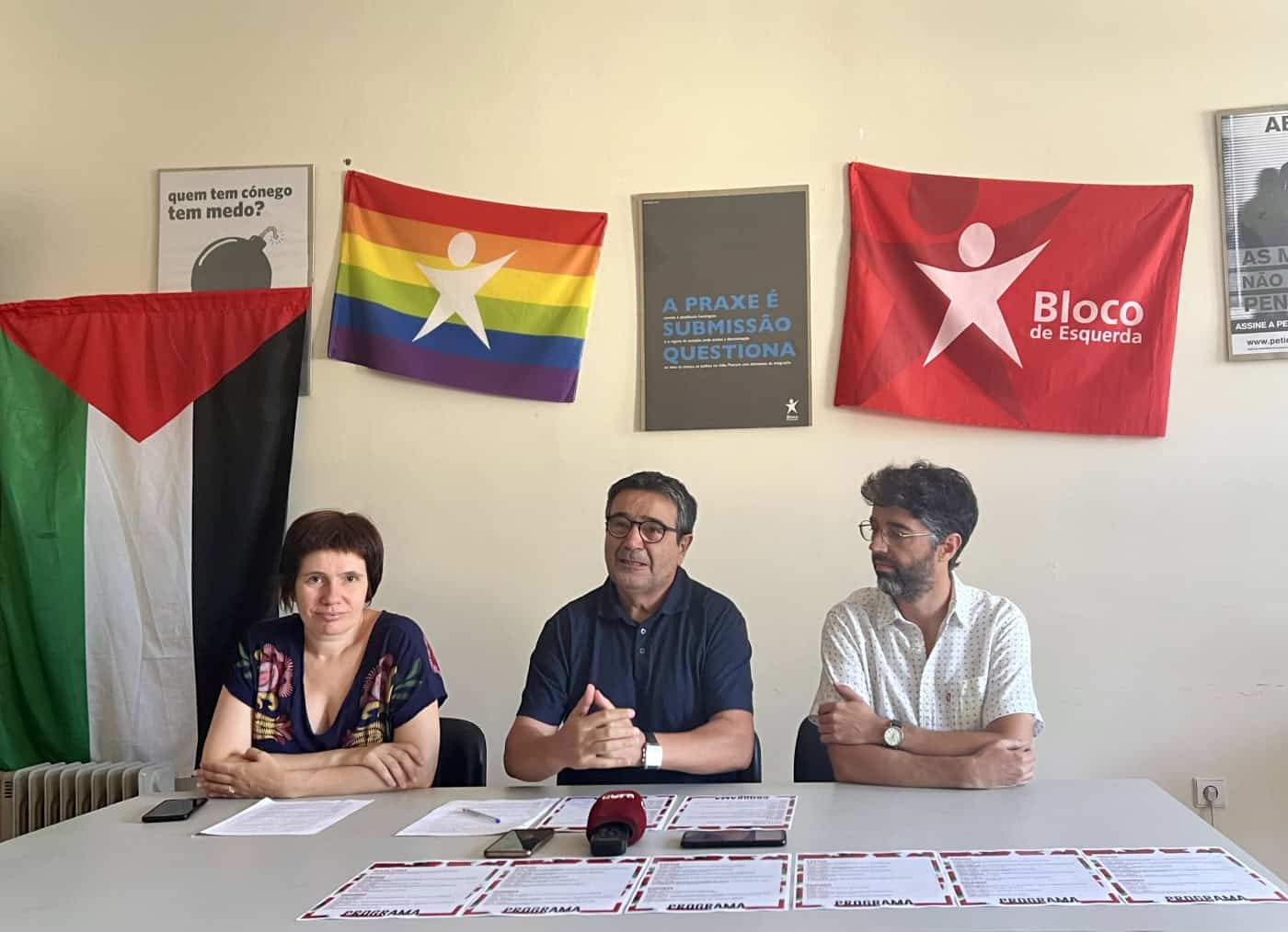 BE debate em Braga combate à extrema-direita, Palestina e saúde mental