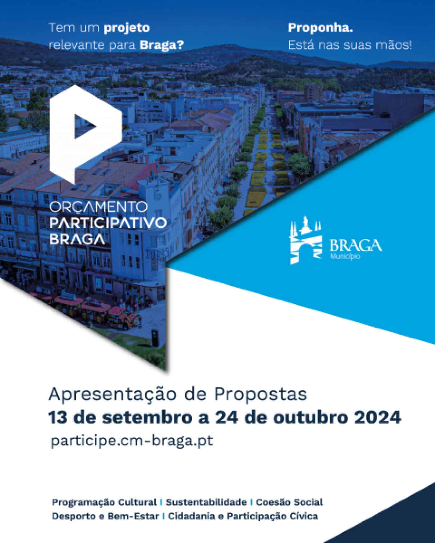Abertas candidaturas para nova edição do Orçamento Participativo de Braga