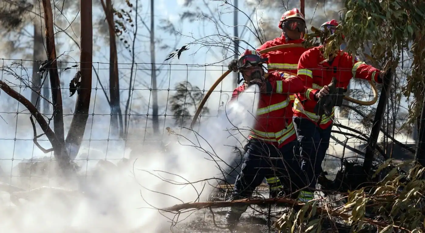 Fafe. Bombeiros controlaram fogo durante a madrugada