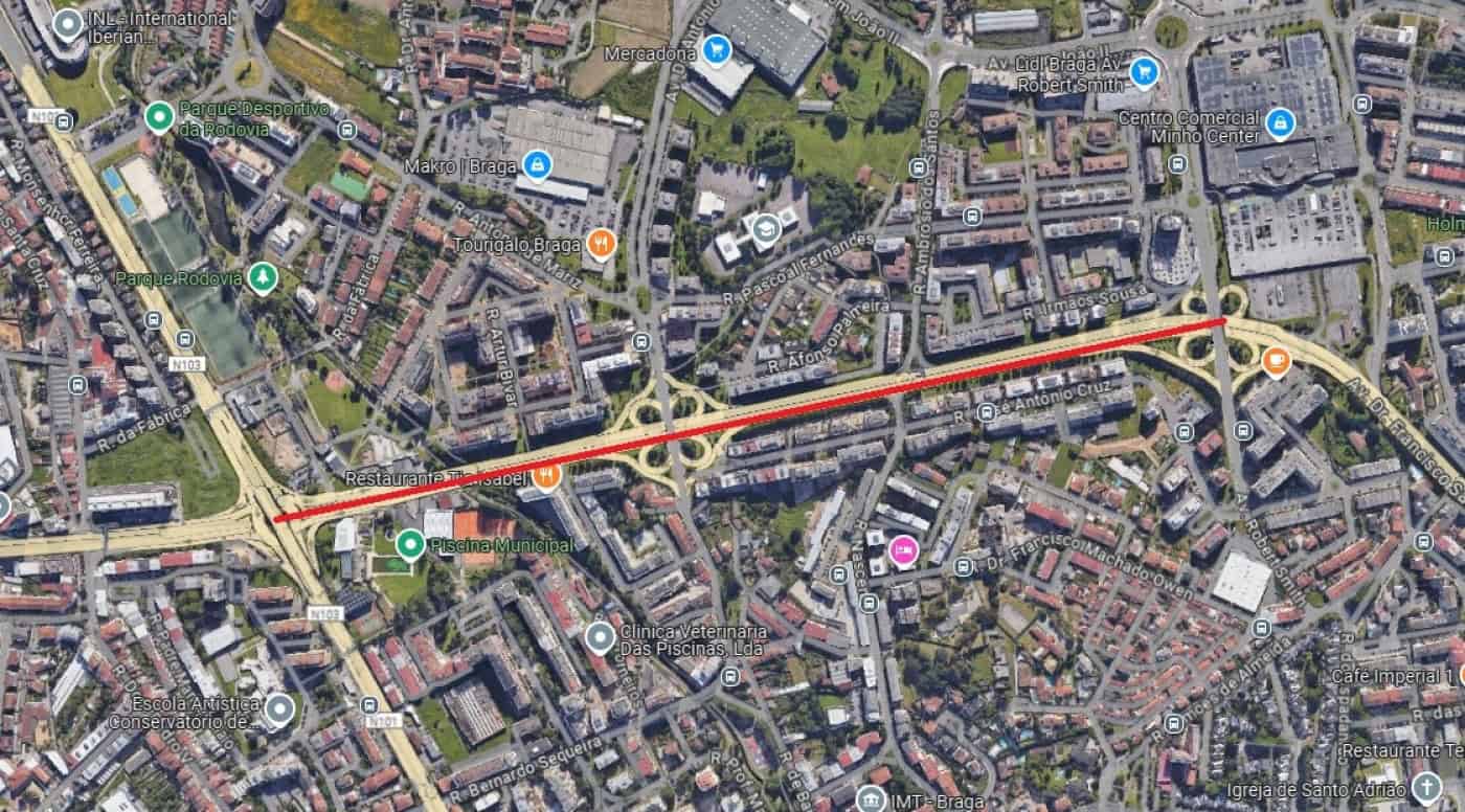 Reparação da Av. Frei Bartolomeu dos Mártires no sentido Norte/Sul arranca segunda-feira