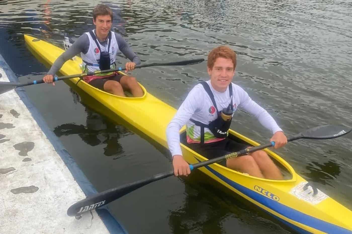 João Sousa e Francisco Batista campeões do Mundo K2 júnior