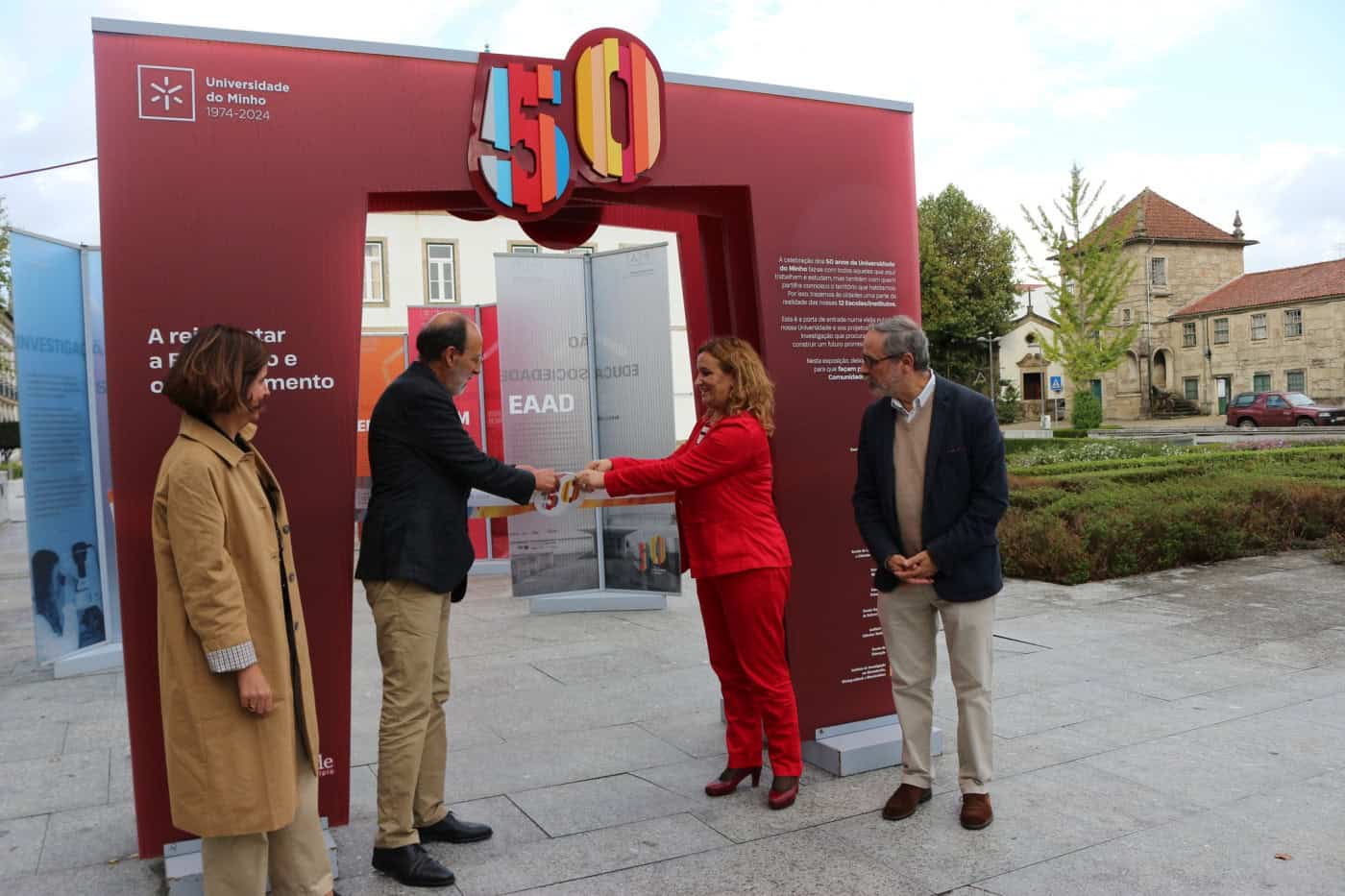 Vila Verde recebeu&nbsp;exposição itinerante comemorativa dos 50 anos da UMinho