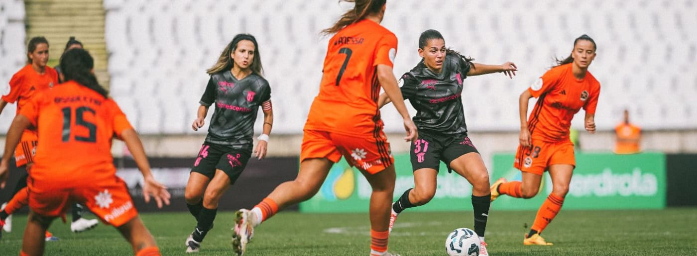 SC Braga perde o 100% no Campeonato Nacional Feminino