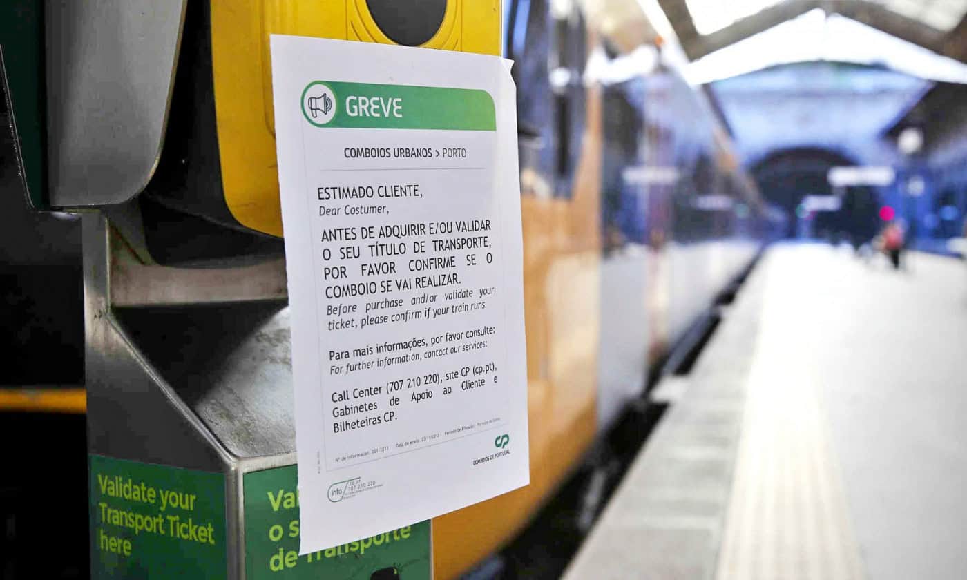Perturbações na CP devido a greve entre 24 de outubro e 3 de novembro