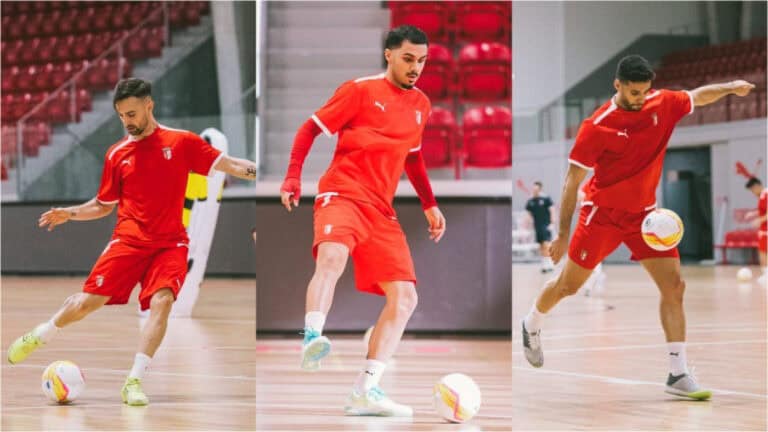Três atletas do SC Braga chamados à Seleção Nacional de Futsal