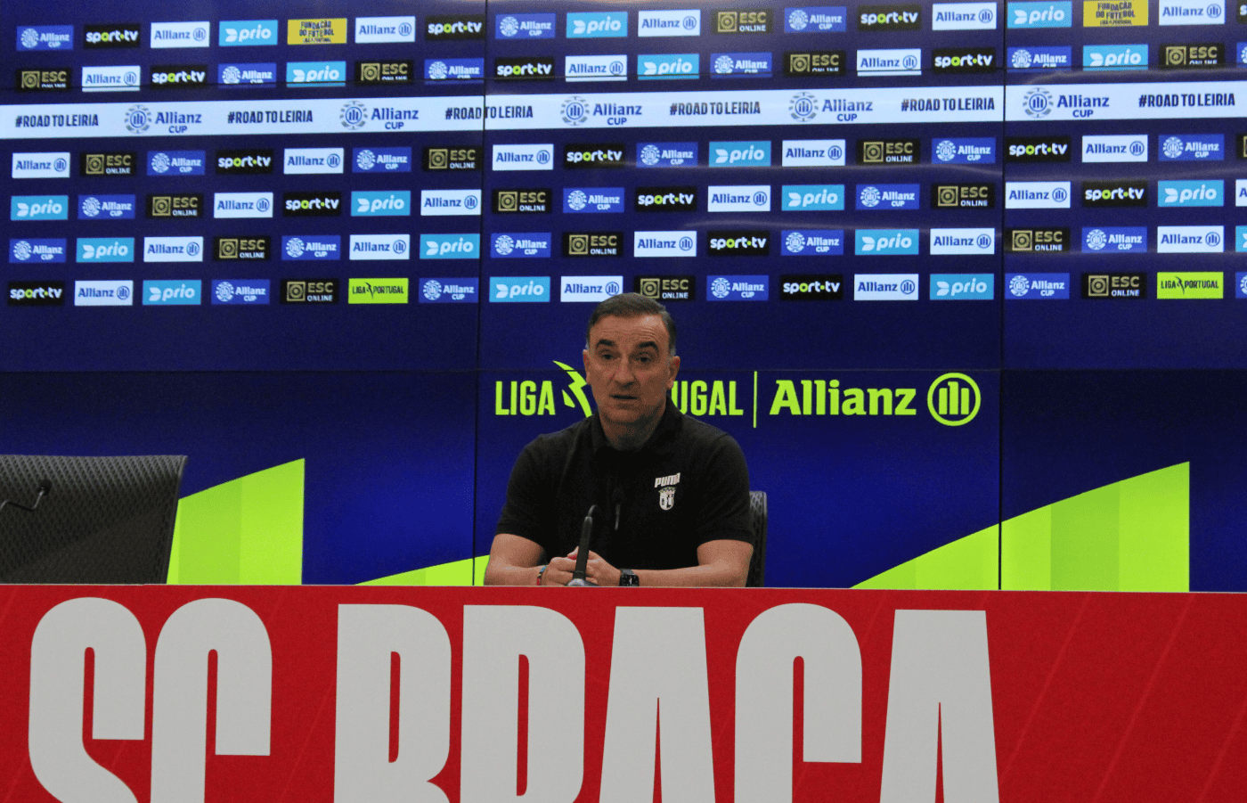 Carvalhal diz que “reina a confiança" no SC Braga para vencer o Vitória SC